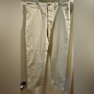 Buck Mason Officer Pant in Cream